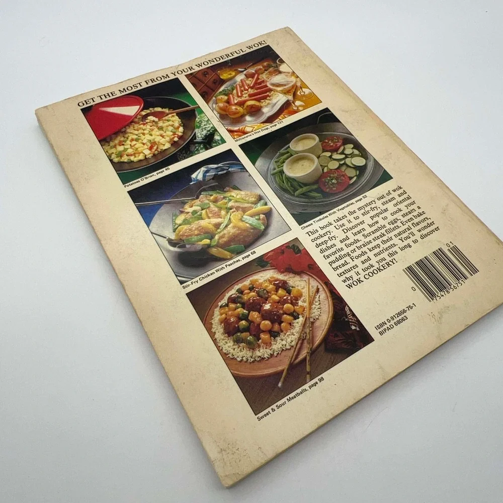 Vintage Ceil Dyer Wok‎ Cookery Cookbook 1977 HPBooks Stir Fry Oriental Recipes